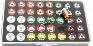 Buy UTC Spool Box Online Fly Tying Thread Organizer Shop Tie Flies Boxes On Line UTC Spool Box Ultra Thread Tying Threads